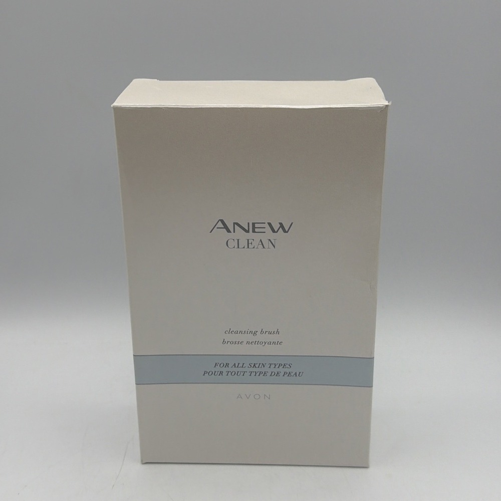 Avon Anew Clean Cleansing Brush For All Skin Types Vibrating Facial Tool New